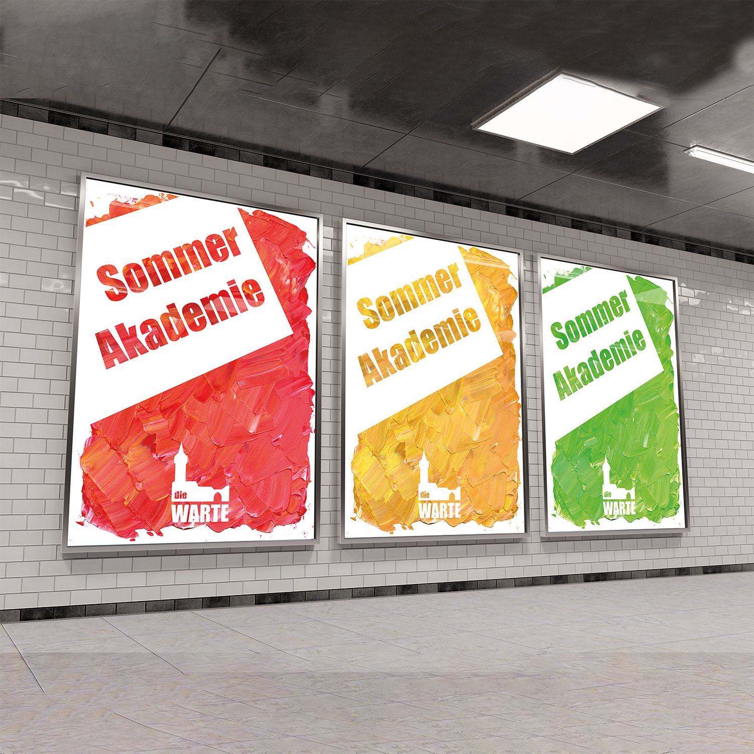Die Warte - Werbeplakate im Grossformat